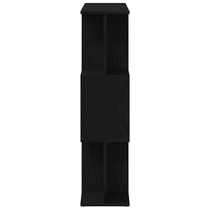 Bibliotecă stejar negru 80x24x96 cm lemn prelucrat - WALTI WALTI