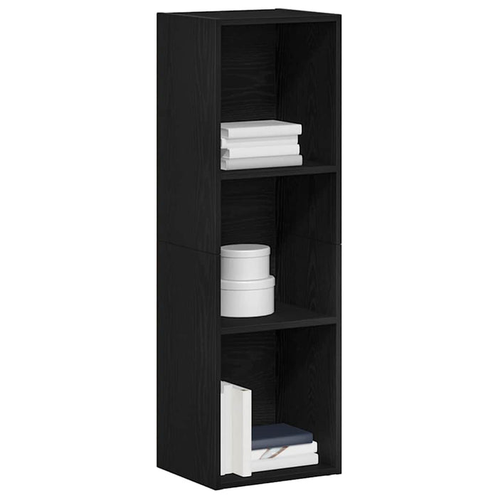 Bibliotecă stejar negru 36x30x114 cm lemn prelucrat - WALTI WALTI