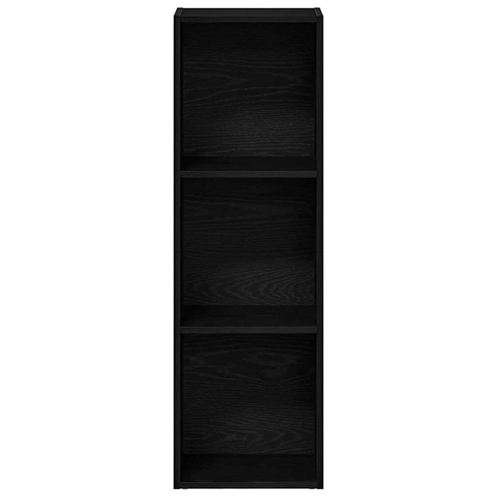 Bibliotecă stejar negru 36x30x114 cm lemn prelucrat - WALTI WALTI
