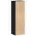 Bibliotecă stejar negru 36x30x114 cm lemn prelucrat - WALTI WALTI