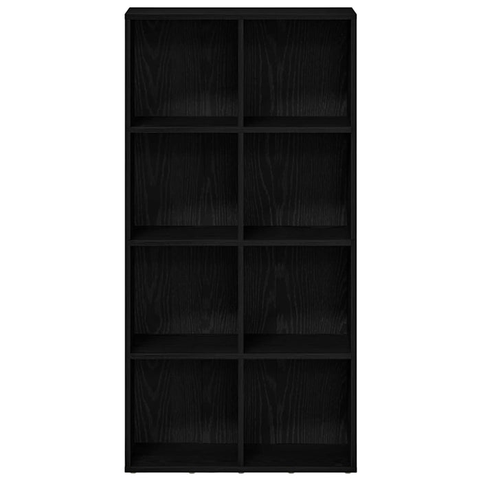 Bibliotecă stejar negru 66x30x130 cm lemn prelucrat - WALTI WALTI