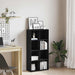 Bibliotecă stejar negru 66x30x130 cm lemn prelucrat - WALTI WALTI