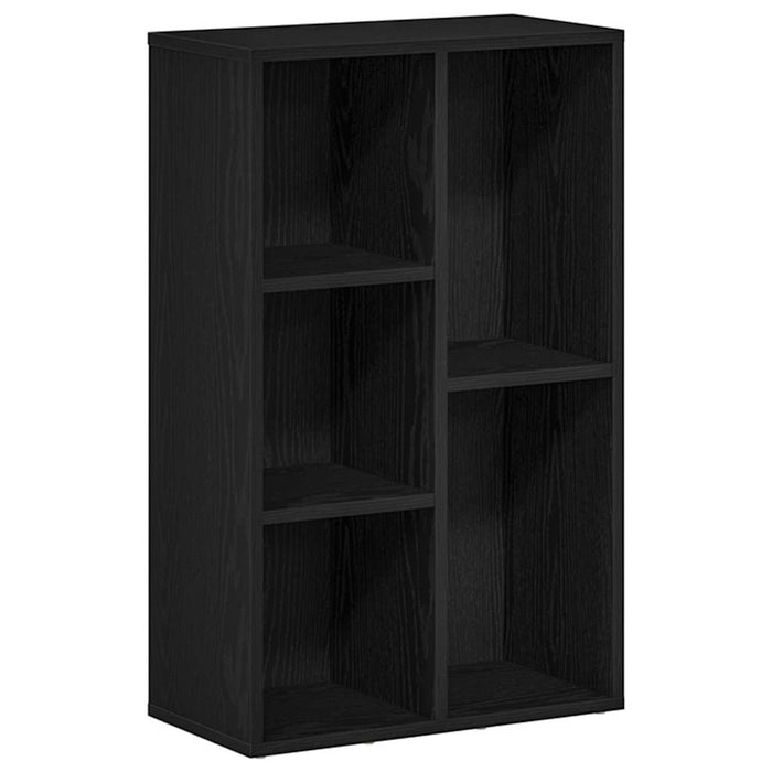 Bibliotecă stejar negru 50x25x80 cm lemn prelucrat - WALTI WALTI