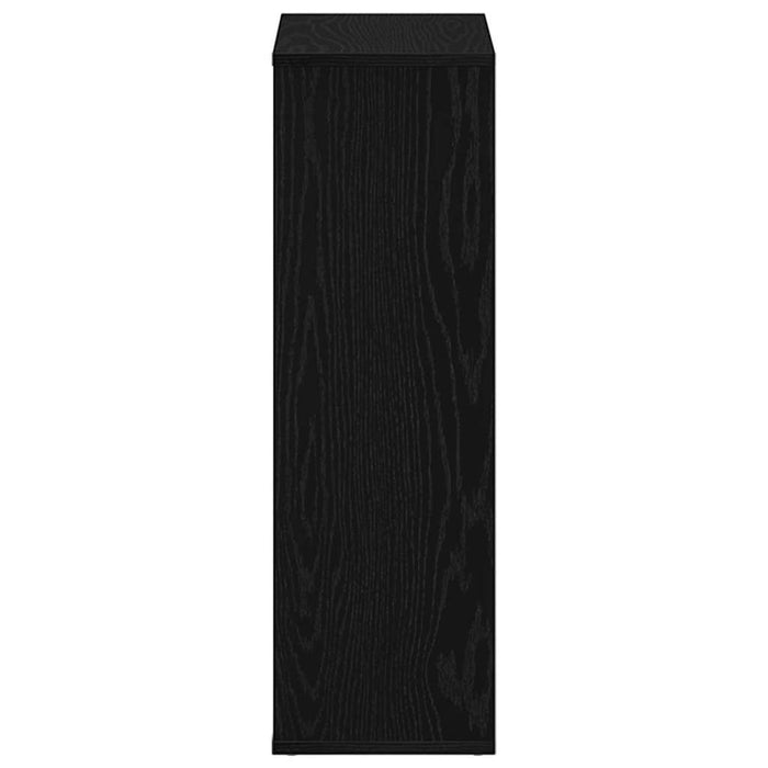 Bibliotecă stejar negru 50x25x80 cm lemn prelucrat - WALTI WALTI