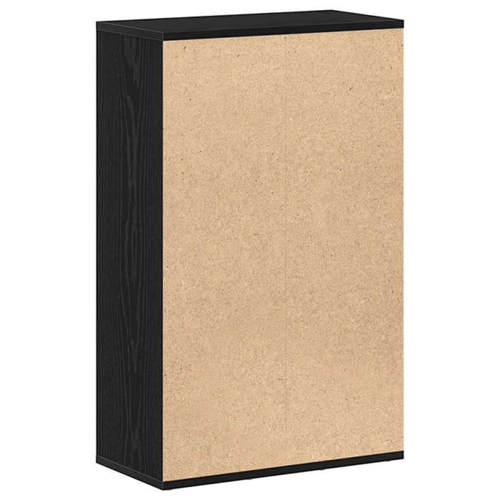 Bibliotecă stejar negru 50x25x80 cm lemn prelucrat - WALTI WALTI