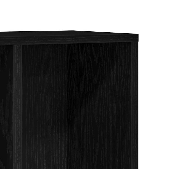 Bibliotecă stejar negru 50x25x80 cm lemn prelucrat - WALTI WALTI