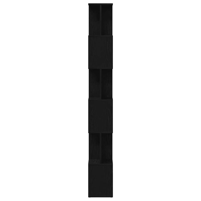 Bibliotecă stejar negru 80x24x190,5 cm lemn prelucrat - WALTI WALTI