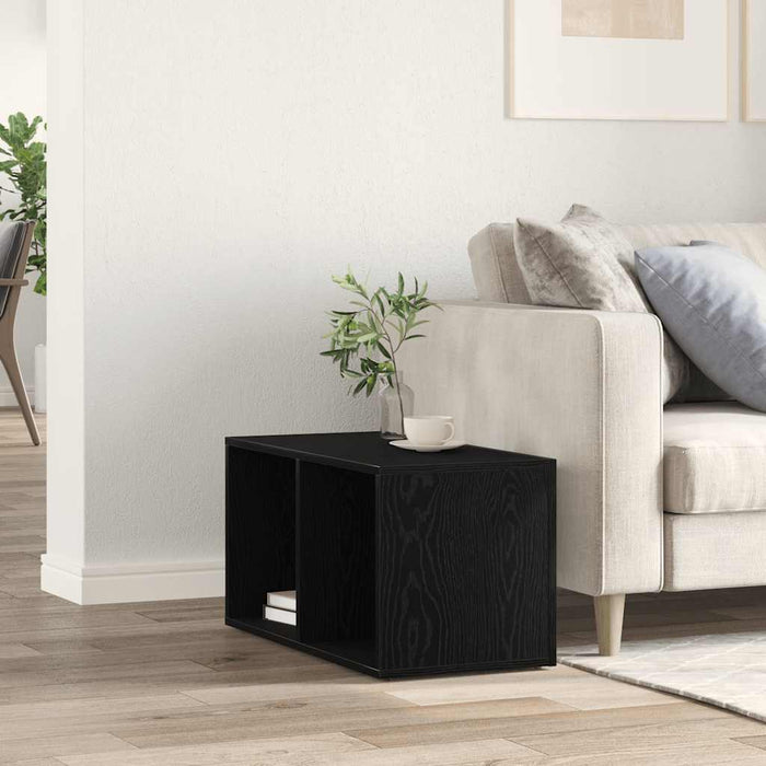 Cutie de depozitare LP Stejar negru 71x34x36 cm Lemn prelucrat - WALTI WALTI