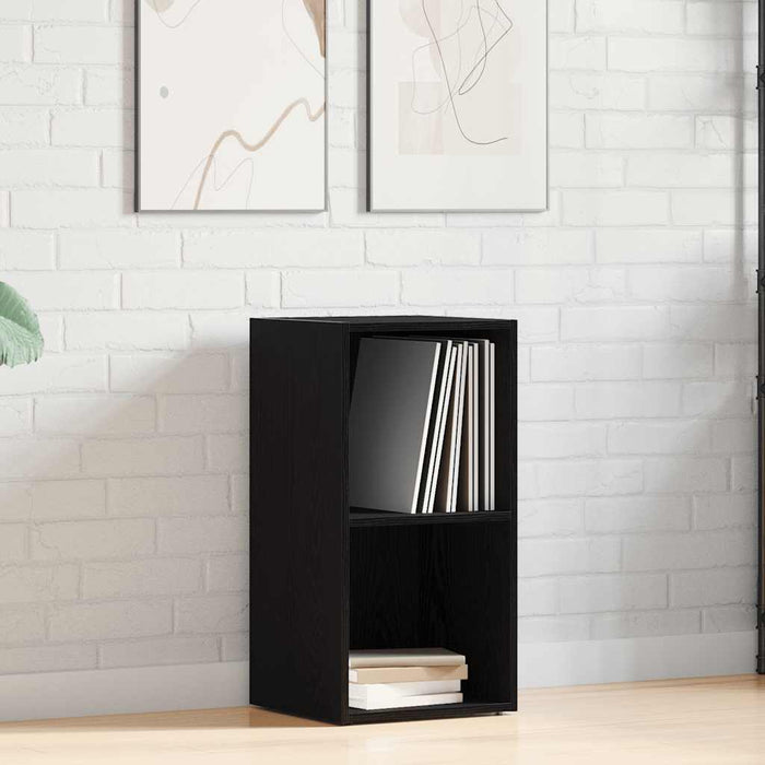 Cutie de depozitare LP Stejar negru 71x34x36 cm Lemn prelucrat - WALTI WALTI