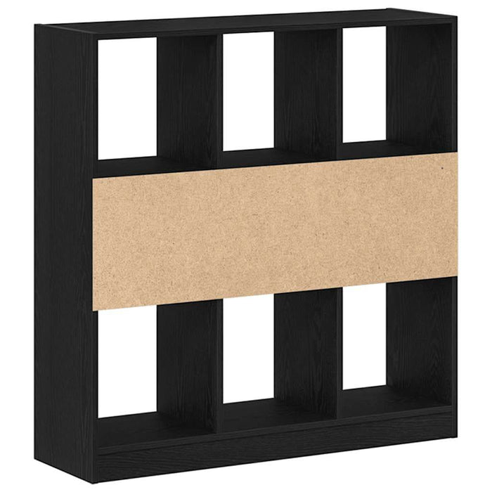 Dulap cu cărți stejar negru 97,5x29,5x100 cm lemn prelucrat - WALTI WALTI