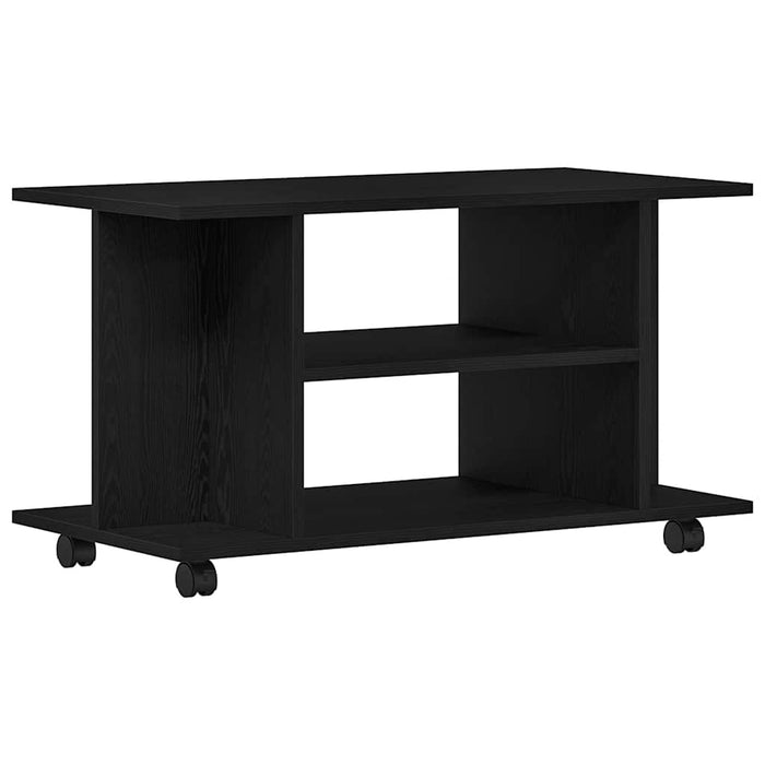 Comodă TV cu rotile, stejar negru, 80x40x45 cm, lemn prelucrat - WALTI WALTI