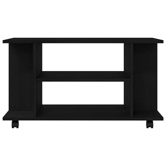 Comodă TV cu rotile, stejar negru, 80x40x45 cm, lemn prelucrat - WALTI WALTI