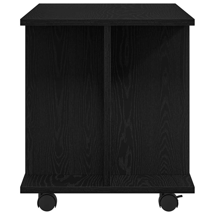 Comodă TV cu rotile, stejar negru, 80x40x45 cm, lemn prelucrat - WALTI WALTI
