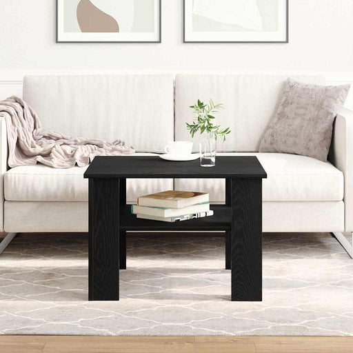 Masă de cafea Stejar negru 60 x 60 x 42 cm Lemn compozit - WALTI WALTI