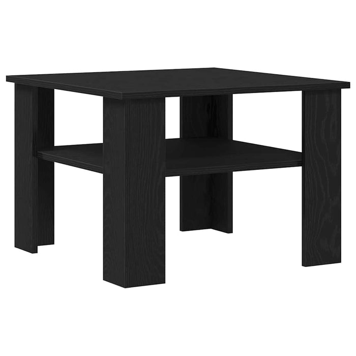 Masă de cafea Stejar negru 60 x 60 x 42 cm Lemn compozit - WALTI WALTI