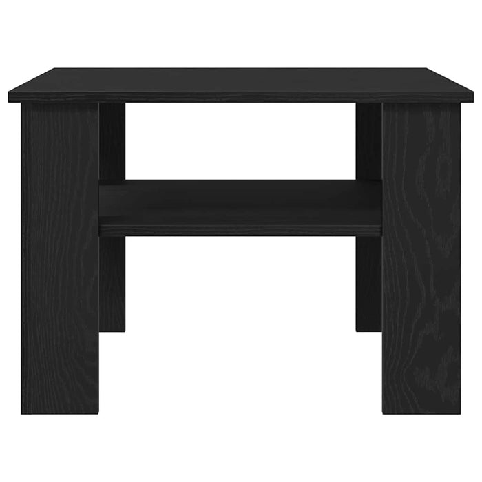 Masă de cafea Stejar negru 60 x 60 x 42 cm Lemn compozit - WALTI WALTI