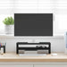 Suport monitor stejar negru 42x24x13 cm lemn prelucrat - WALTI WALTI