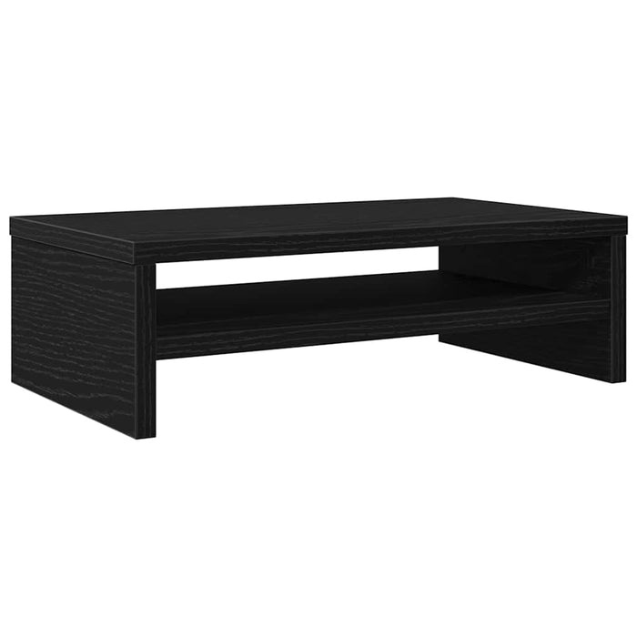 Suport monitor stejar negru 42x24x13 cm lemn prelucrat - WALTI WALTI