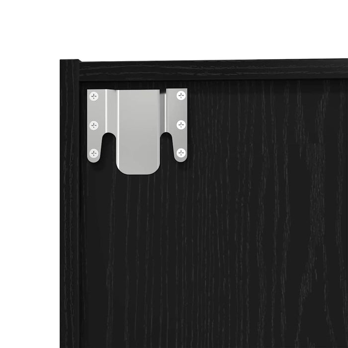 Dulap pentru cărți Stejar negru 143 x 30 x 36 cm Lemn compozit - WALTI WALTI