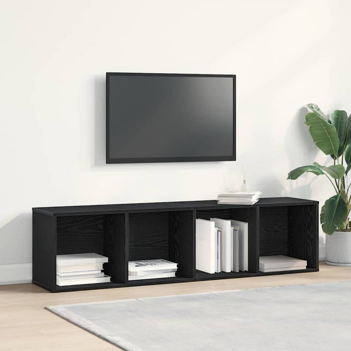 Dulap pentru cărți Stejar negru 143 x 30 x 36 cm Lemn compozit - WALTI WALTI