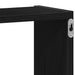 Rafturi cub perete, stejar negru, 68x15x68 cm, lemn prelucrat - WALTI WALTI