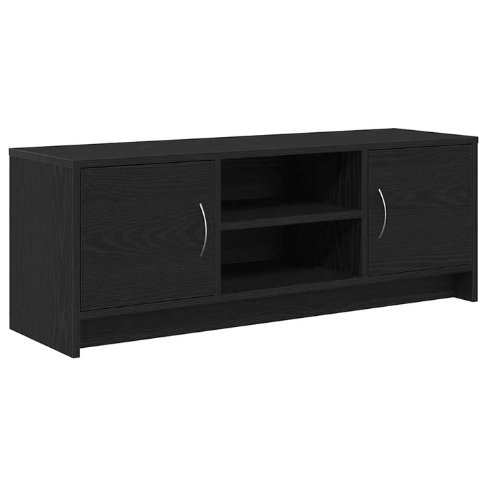 Comodă TV din stejar negru 102x30x37,5 cm, lemn prelucrat - WALTI WALTI