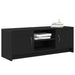 Comodă TV din stejar negru 102x30x37,5 cm, lemn prelucrat - WALTI WALTI