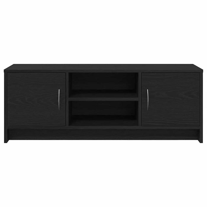 Comodă TV din stejar negru 102x30x37,5 cm, lemn prelucrat - WALTI WALTI