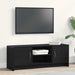 Comodă TV din stejar negru 102x30x37,5 cm, lemn prelucrat - WALTI WALTI