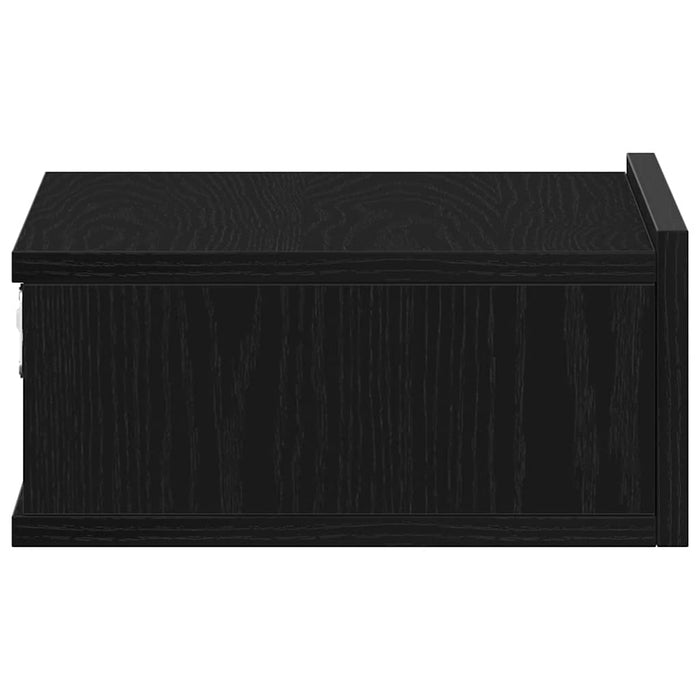 Noptieră plutitoare, stejar negru, 40x32x15 cm, lemn stratificat - WALTI WALTI