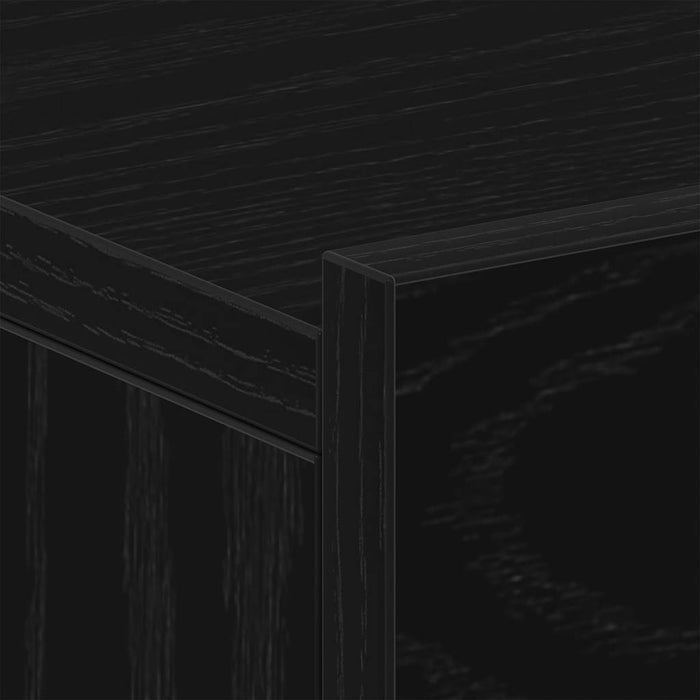 Noptiere plutitoare 2 buc. stejar negru 40x32x15 cm lemn stratificat - WALTI WALTI