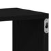 Raft de perete stejar negru 104x20x58,5 cm lemn prelucrat - WALTI WALTI