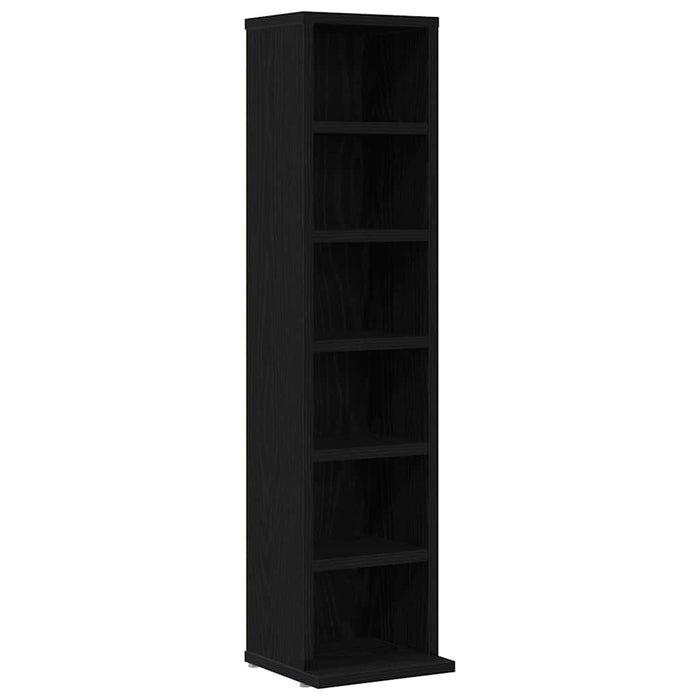 Dulap CD-uri Stejar negru 21x20x88 cm Lemn prelucrat - WALTI WALTI