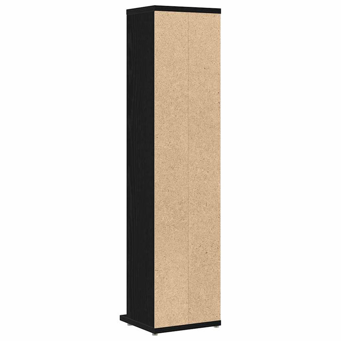 Dulap CD-uri Stejar negru 21x20x88 cm Lemn prelucrat - WALTI WALTI