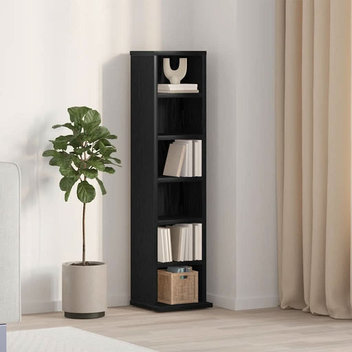 Dulap CD-uri Stejar negru 21x20x88 cm Lemn prelucrat - WALTI WALTI