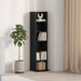 Dulap CD-uri Stejar negru 21x20x88 cm Lemn prelucrat - WALTI WALTI