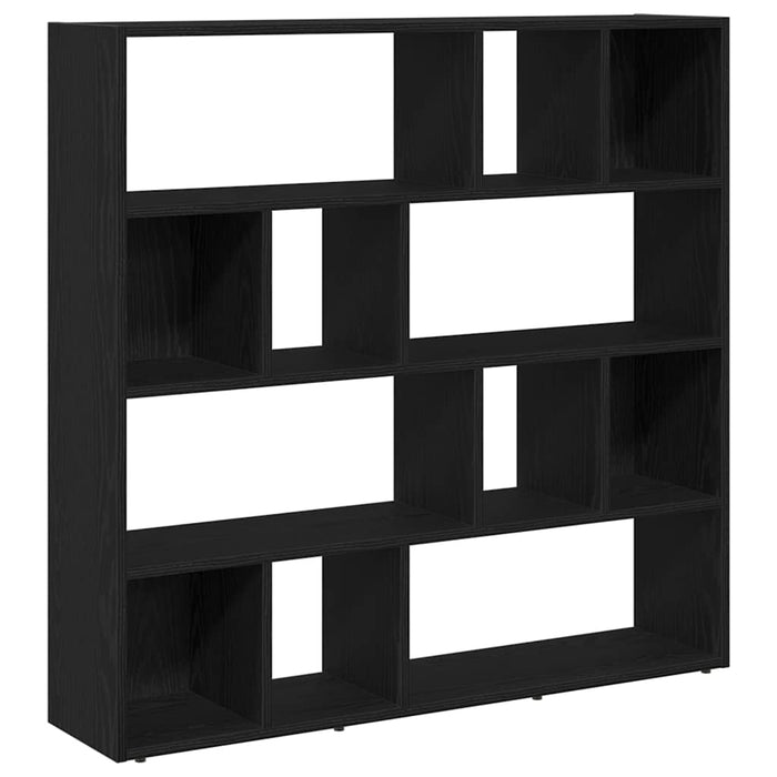 Bibliotecă/Separator de cameră, stejar negru, 105x24x102 cm WALTI