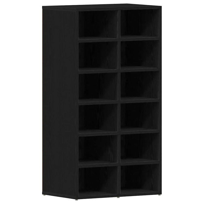 Suport pentru pantofi Stejar negru 54x34x100,5cm Lemn prelucrat - WALTI WALTI