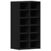 Suport pentru pantofi Stejar negru 54x34x100,5cm Lemn prelucrat - WALTI WALTI