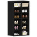Suport pentru pantofi Stejar negru 54x34x100,5cm Lemn prelucrat - WALTI WALTI