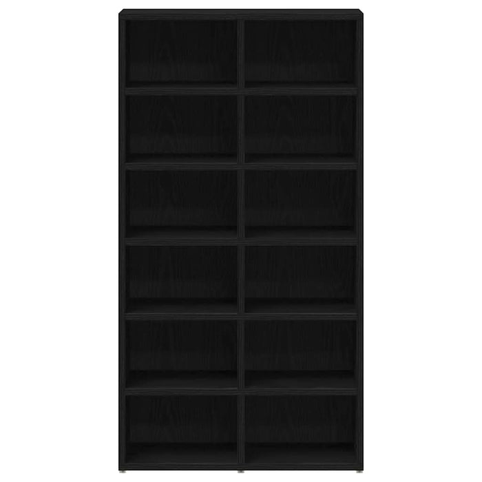 Suport pentru pantofi Stejar negru 54x34x100,5cm Lemn prelucrat - WALTI WALTI