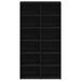 Suport pentru pantofi Stejar negru 54x34x100,5cm Lemn prelucrat - WALTI WALTI