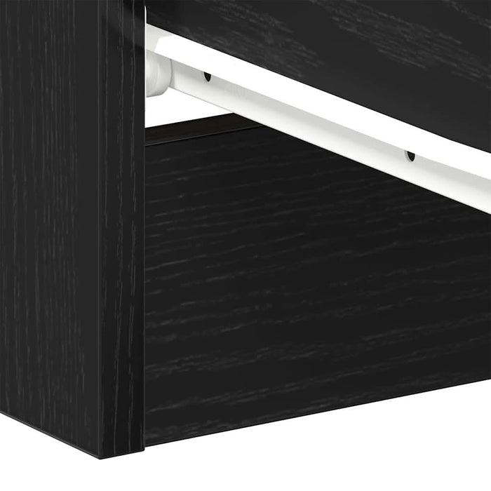 Noptiere 2 buc. stejar negru 38x35x55 cm lemn prelucrat - WALTI WALTI
