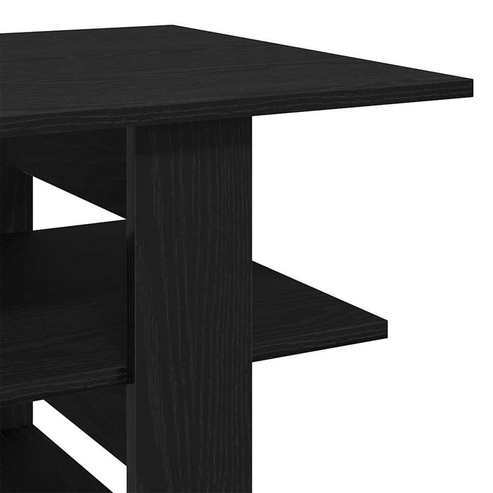 Masă de cafea Stejar negru 102 x 55 x 42 cm Lemn compozit - WALTI WALTI