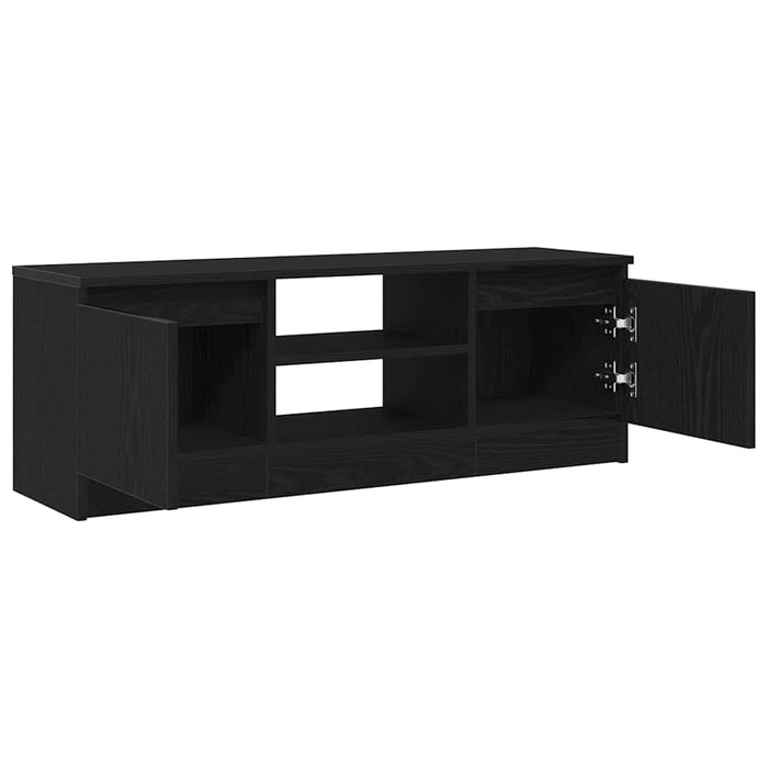 Dulap TV Stejar Negru 102x30x36 cm Lemn prelucrat - WALTI WALTI