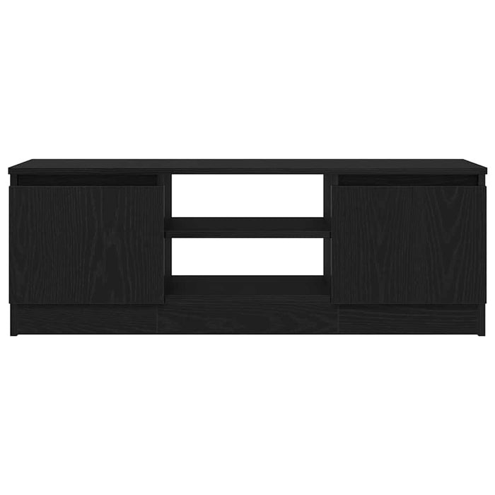 Dulap TV Stejar Negru 102x30x36 cm Lemn prelucrat - WALTI WALTI