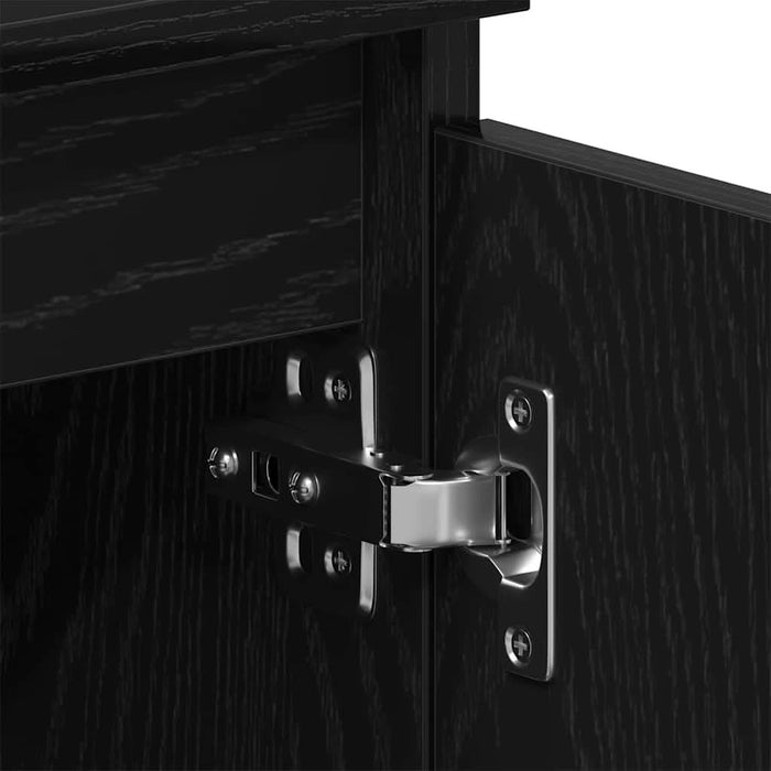 Dulap TV Stejar Negru 102x30x36 cm Lemn prelucrat - WALTI WALTI