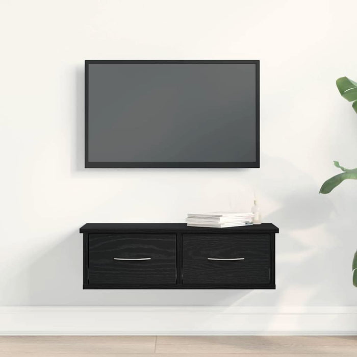 Dulap de perete Stejar negru 60 x 26 x 18.5 cm Lemn compozit - WALTI WALTI
