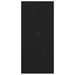 Dulap cu depozitare cu ușă Negru 90 x 52 x 200 cm Lemn compozit - WALTI WALTI