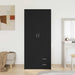 Dulap cu sertar Stejar negru 80 x 52 x 180 cm Lemn compozit - WALTI WALTI